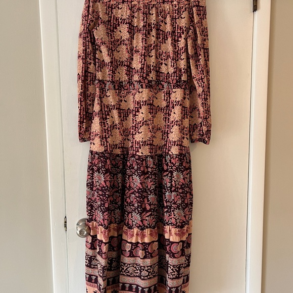 FAHERTY size small, block print dress - Picture 3 of 9